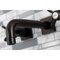 Kingston Brass KS6125BEX Two-Handle Wall Mount Bathroom Faucet, Oil Rubbed Bronze KS6125BEX - alternate 4